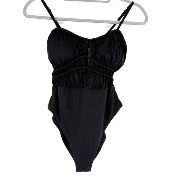 Becca Color Code Santorini One-Piece Swimsuit in Black – NWT! Size Large - Picture 2 of 8